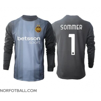 Billige Fotballdrakt Inter Milan Yann Sommer #1 Keeper Replika Hjemmedrakt 2025-26 Langermet